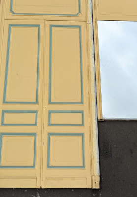 Facade de placard porte Jaune