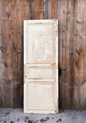 Porte ancienne en sapin 84x229 cm