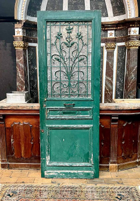 ancienne Porte d'entrée bois