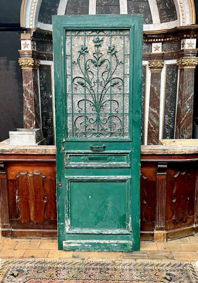 ancienne Porte d'entrée bois