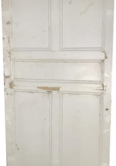 Porte large blanche