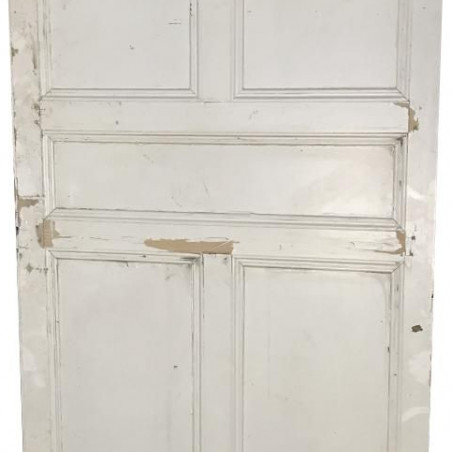 Porte large blanche