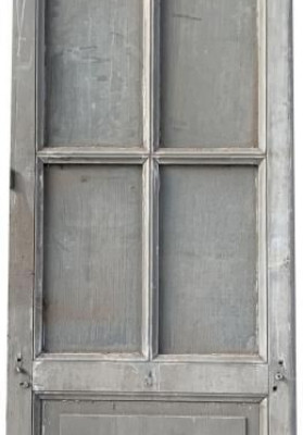 Ancienne porte vitrée