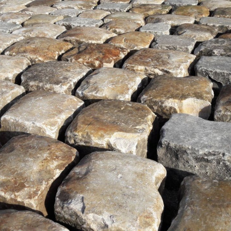 Pavés en grès de Fontainebleau