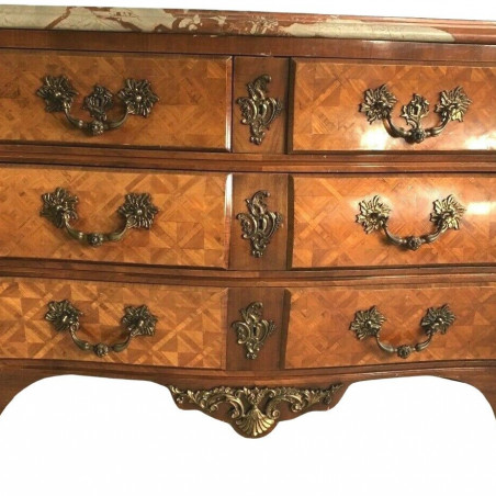 Commode tombeau de style Louis XIV Commode en marqueterie