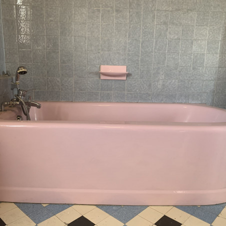 Lot Salle de Bain années 19660 faïence rose