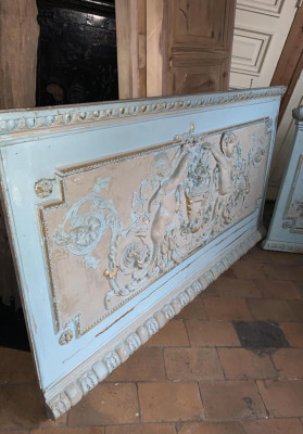 Boiserie bleue