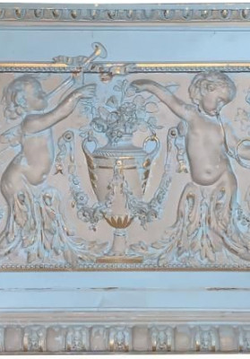 Boiserie bleue