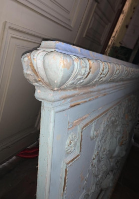 Boiserie bleue