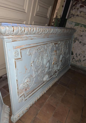 Boiserie bleue