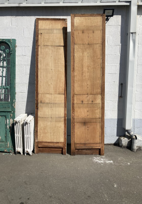 Ancien double porte en glace biseauté