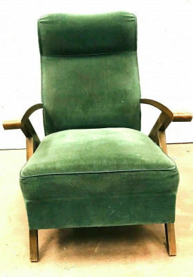 Suite de quatre fauteuils relax des années 1970