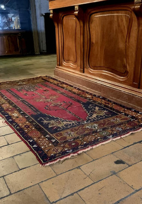 Tapis vintage prière d'Orient