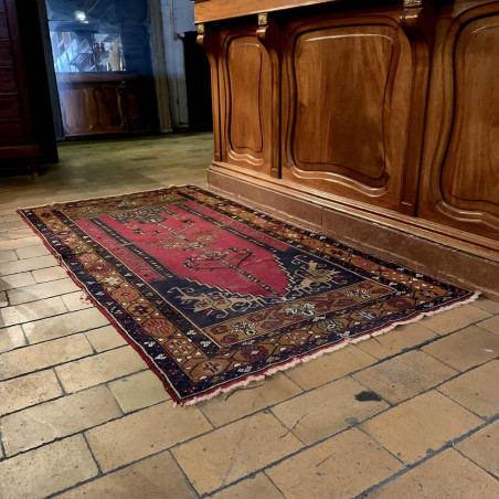 Tapis vintage prière d'Orient