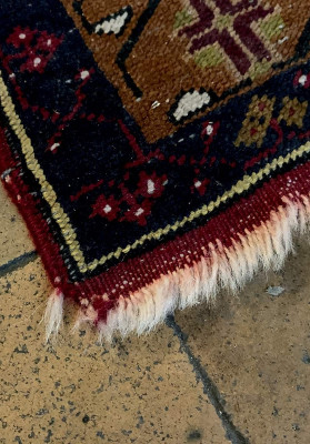 Tapis vintage prière d'Orient